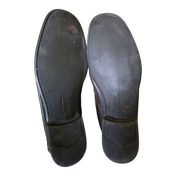 SALVATORE FERRAGAMO Grandioso Gancini Bit Leather Moccasin - Size 12 - Picture 5 of 8